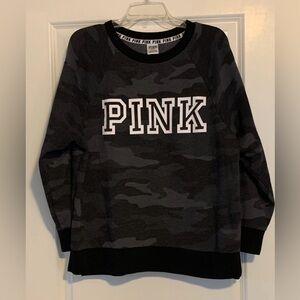 Victoria’s Secret PINK Camo Crewneck